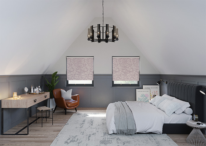 Cherry Blossom, Mauve - Twist&Fit Roller Blind - Image 8